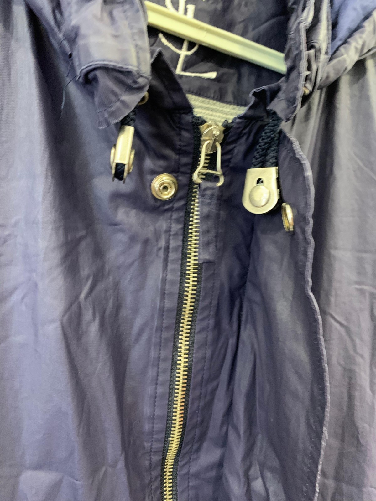 Yves Saint Laurent Pour Homme Vintage Navy Hooded… - image 8