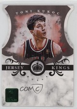 2010-11 Donruss Jersey Kings Emerald Die-Cut Toni Kukoc #21 2r3
