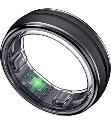Smart Ring for Women Men Fitness Tracker Ring iOS & Android (Silver Size 11)