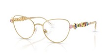 NEW Swarovski 1024 Eyeglasses 404M Gold 100% ...