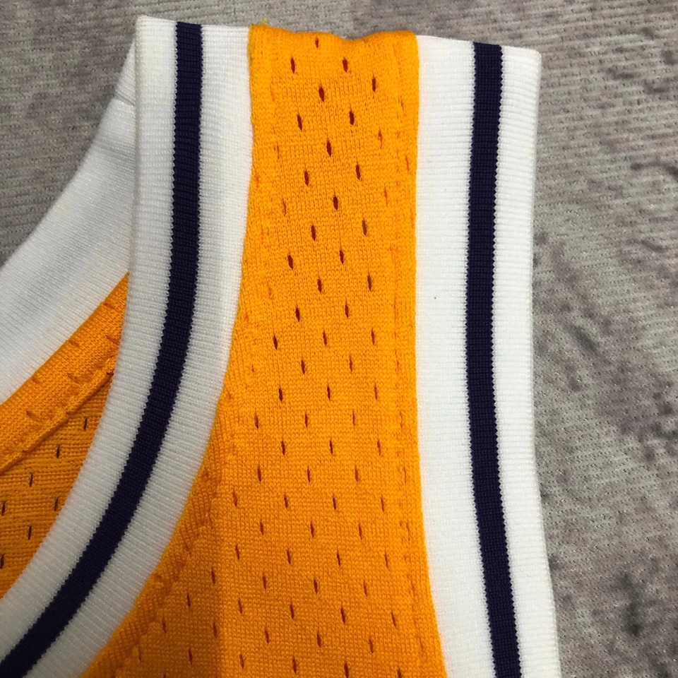 1997 Los Angeles Lakers Коби Брайант желтый классика Swingman Джерси ретро - Изображение 4 из 4