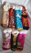 Super Deluxe Sherpa Themed Socks/Slippers with Gripper Bottoms - Bundle/Save