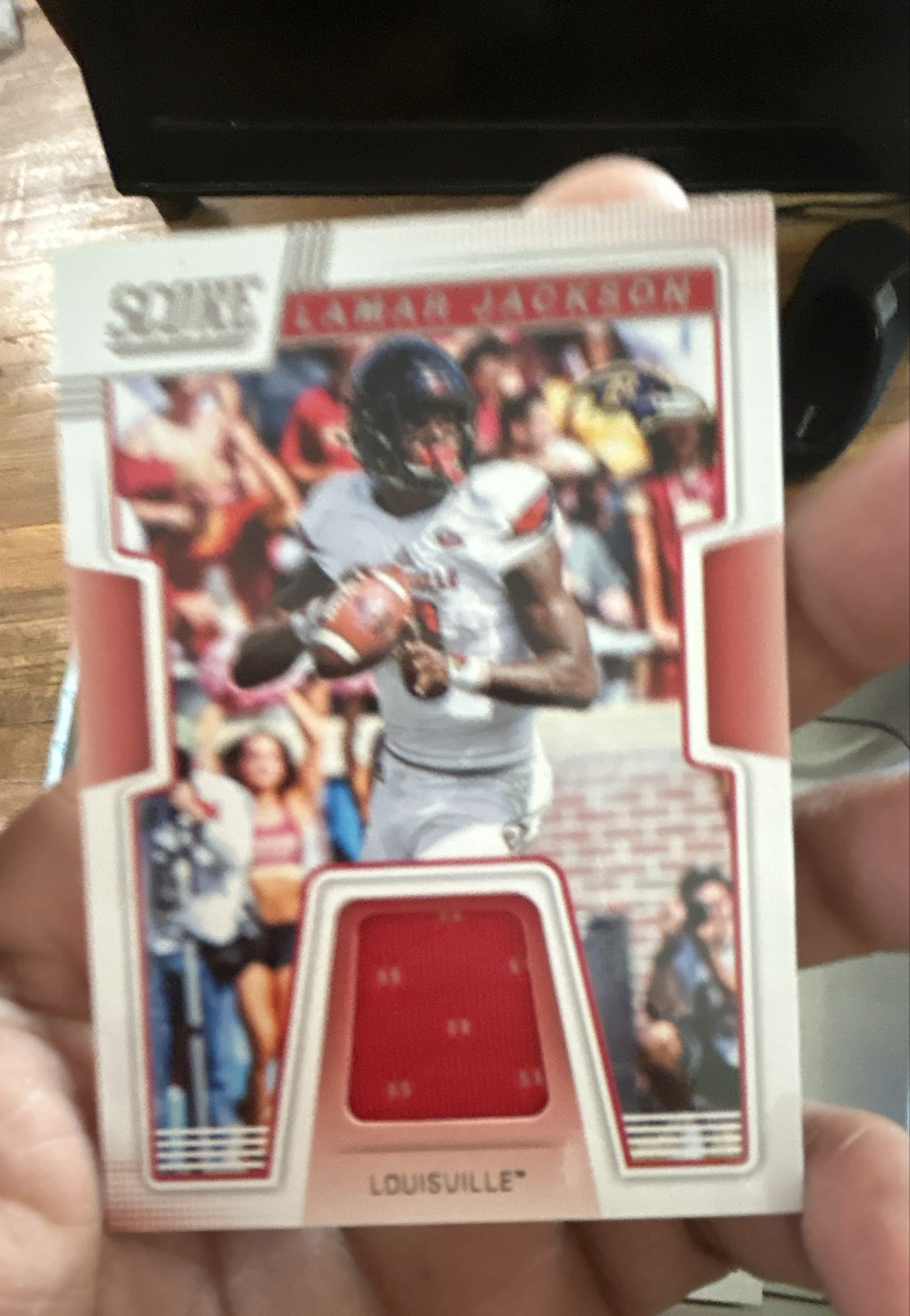 2019 Score - Collegiate Jerseys Lamar Jackson #CJ-16 (MEM)