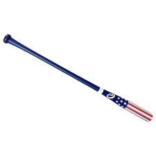 ProNine Hybrid Composite/Wood Wrap Design Baseball Fungo Bat - Flag - 34