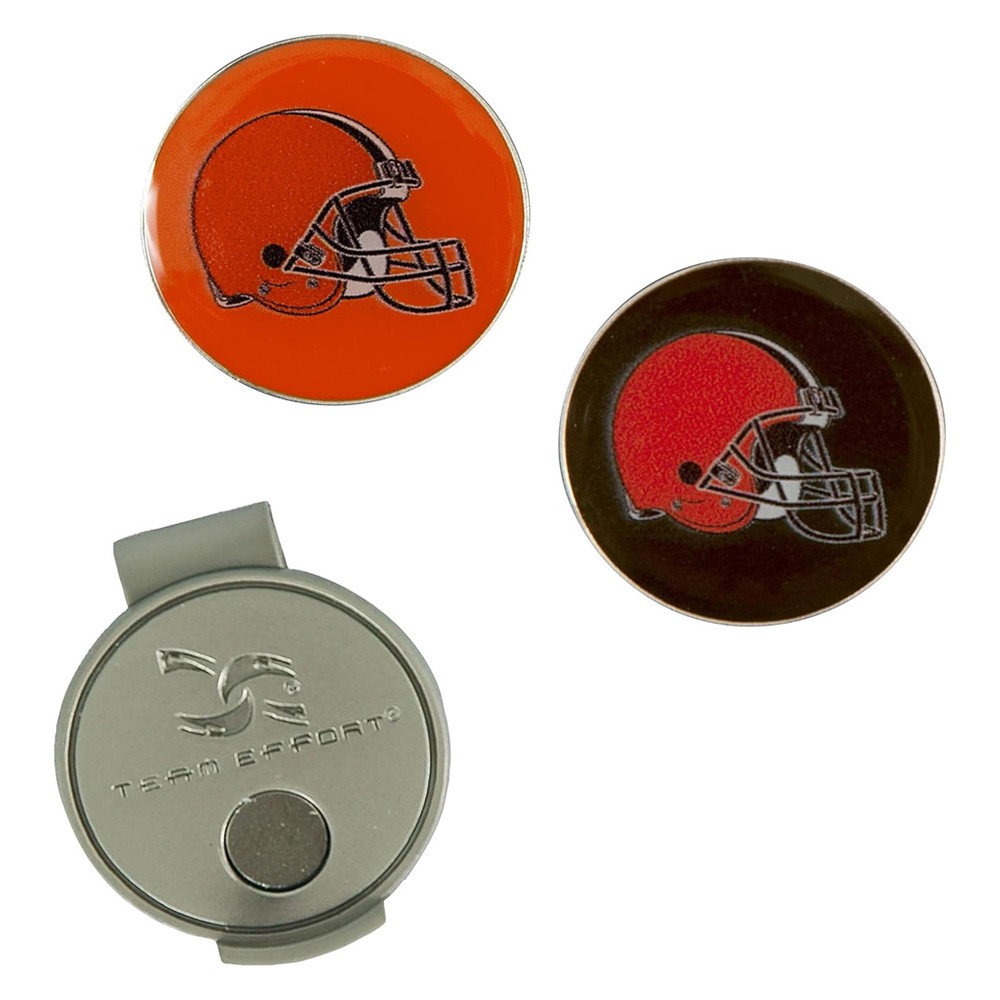 NEW Team Effort Cleveland Browns Hat Clip w 2 Ball Markers 2890₽
