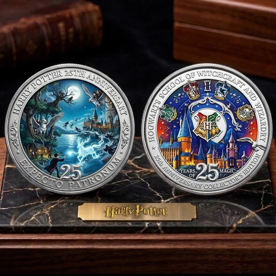 New Harry Potter 25th Anniversary 2026 silver Collection Coin