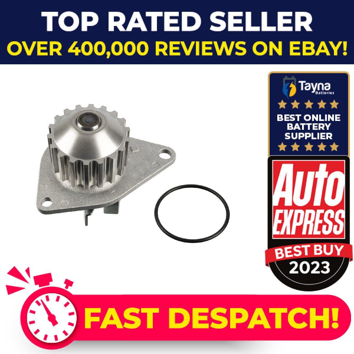 Water Pump fits CITROEN C2 ENTERPRISE JG 1.1 03 to 09 Coolant 1201G0 1609417080