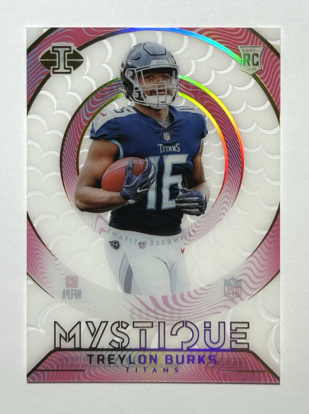 Treylon Burks Panini Illusions Mystique Autographs #M12 Pink