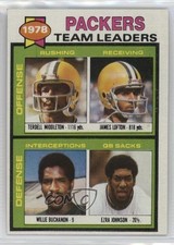 1979 Topps Team Leaders Terdell Middleton James Lofton Willie Buchanon HOF 0a5t