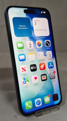 iPhone 15 Pro Max 256GB Black Titanium entsperrt Smartphone