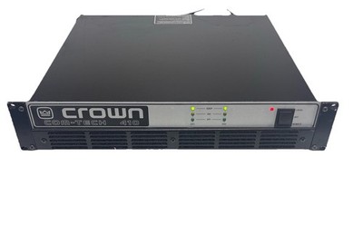Crown Com-Tech 410 CT-410 Stereo Audio Amplifier 30 Day Warranty