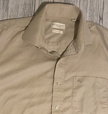Authentic BURBERRY LONDON 16.5" Superfine Cotton EKD Shirt Made in Italy