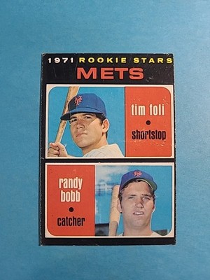 Tim Foli & Randy Bobb 1971 Topps Baseball Card # 83 I9499 (VG, Surface Dents)