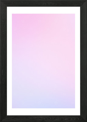 Gradient Background: Pink to Blue Framed Wall Art Poster Canvas Print Picture