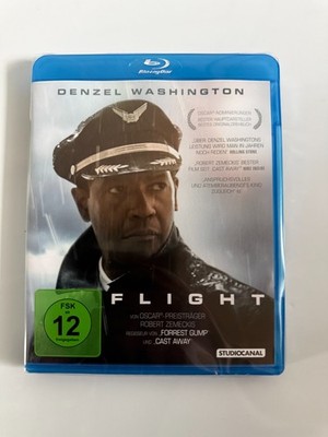 FLIGHT mit Denzel Washington Original deutsche Blu Ray NEU und OVP
