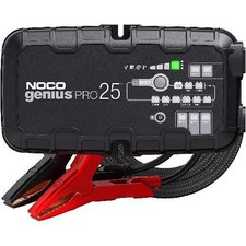 25 Amp (6v - 12v - 24v) Vehicle Tractor Aviation Atv / Utv Battery Charger