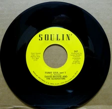 David Batiste And The Gladiators Funky Soul Part 1 Part 2 SOULIN' 1970 7" 45 NM