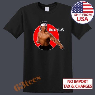 Bolo Yeung Chong Li Bloodsport Movie Blood Sport Men's Black Size S to 3XL