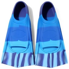 Foyinbet Kids Swim Fins,Short Kids Fins Youth Swimming Flippers for Lap Swimming