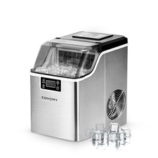 Ice Maker Machine Countertop, 2 Ways to Add Water,45Lbs/Day 24 Pcs Ready
