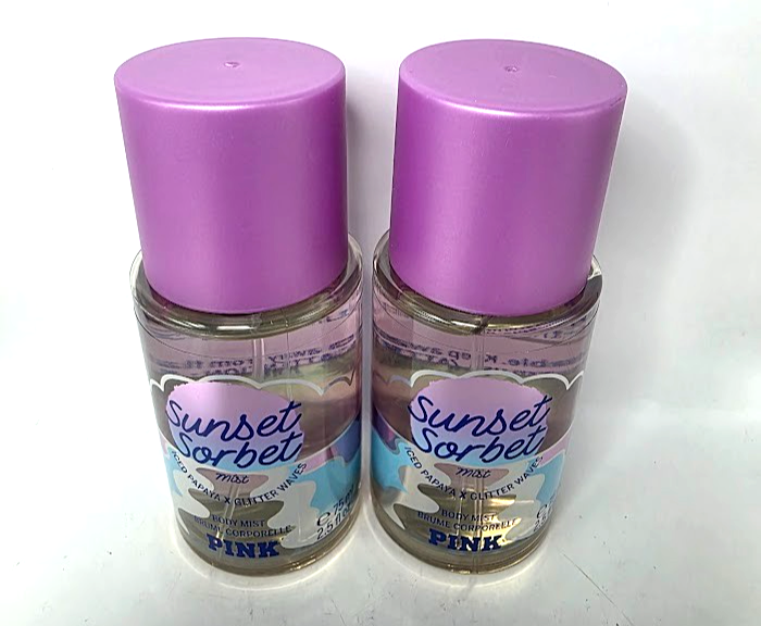 VICTORIA'S SECRET PINK SUNSET SORBET BODY MIST 2.5 FL OZ EACH (2) | eBay