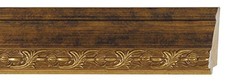 Picture Frame Moulding Wood 18Ft Bundle - Ornate Gold Finish - 3.625" Width -