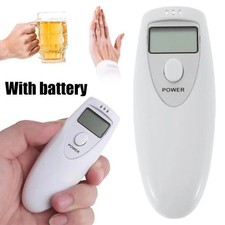 Digital Breathalyzer Alcohol Tester LCD Breath Alcohol Detector Portable.