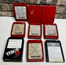 Lot Of 9 Vintage 8 Tracks, Homemade Recordings, Untested As Shown, See Photos