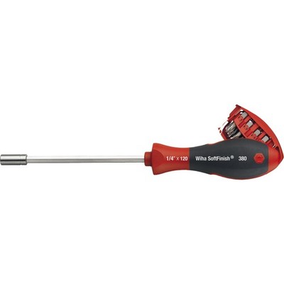 WIHA Bit-Magazinhalter 1/4''Sechskant TX/PZ/PH/Schlitz 8-teilig