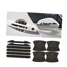10PCS Bling Car Door Handle Reflective Trim Decals Stickers,Universal Black