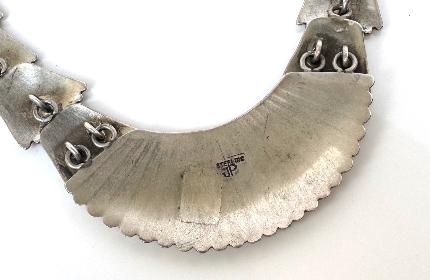 Modern Sterling Silver Overlapping Shell Type Sec… - image 4