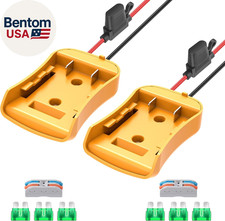 2 Packs Power Wheel Adapter for Dewalt 20V Battery Adapter Power Wheel Battery C