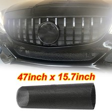 47x16 Rhombic Hole Grill Mesh Shielding Gravel Grille Guard For Jeep Vehicles