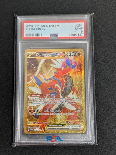 Koraidon ex graded PSA 9 for sale on eBay