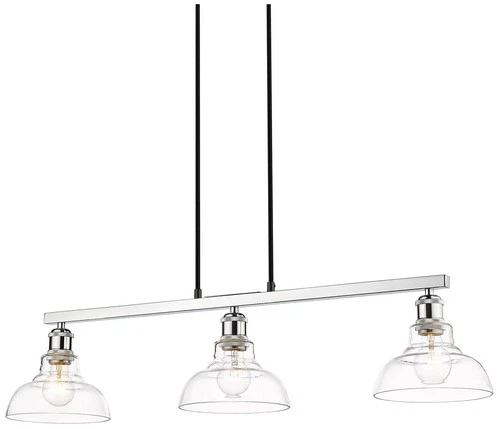 Gzolden Lighting Carver 35 1/2" Wide Chrome Linear Pendant Light - Picture 2 of 8