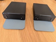 Pair of Fosi Audio v3 mono power amplifiers inc 48 Volt  10 Amp power supply