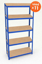 used, Eleven Bays BigDug Racking shelving used joblot.