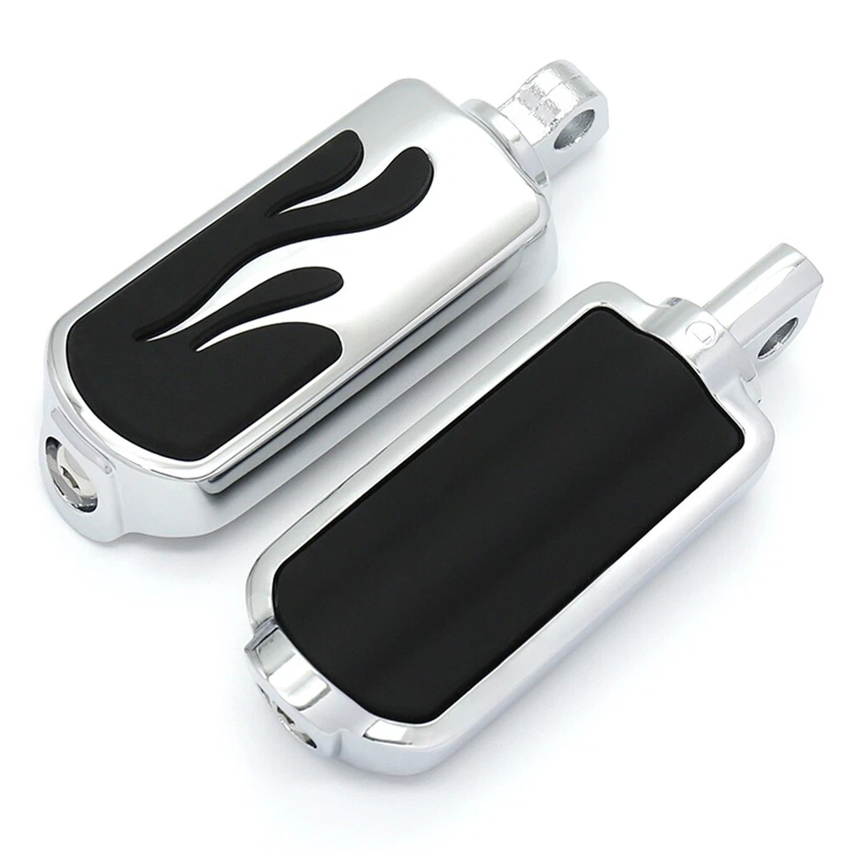 Para Harley 10MM estriberas controles de pie pedales clavijas cromadas Electra Street Glide Foto 4 de 4