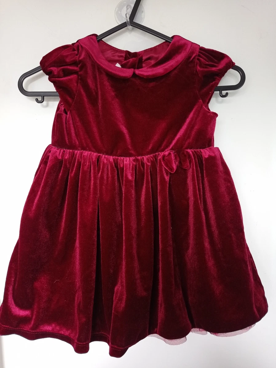 H&m red velvet dress sales