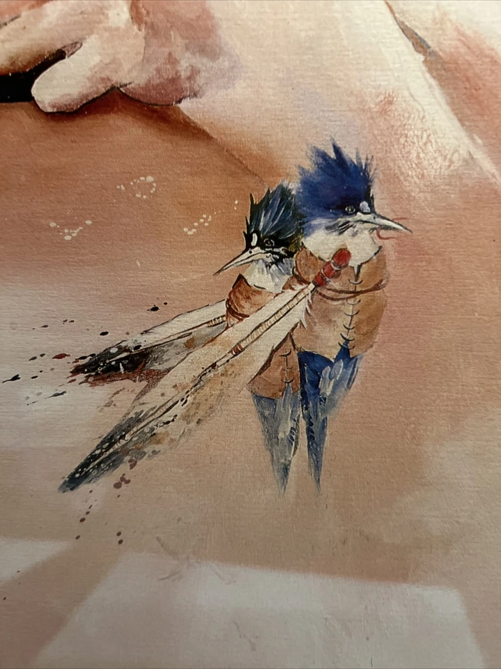 Native American Limited Edition Print 273/1000 Framed Signed Bert Seabourn (H) - Image 2 of 4