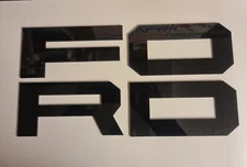 F O R D Grill Badge emblem Letters Transit x4 TRANSIT Mk7