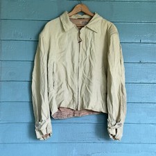Vintage 1950s Ricky Gabardine Jacket Rockabilly Houndstooth RARE Ace Sportswear