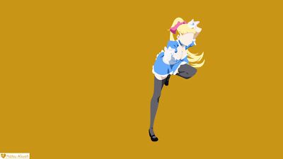 Anime akibas trip girls yellow Playmat Game Mat Desk