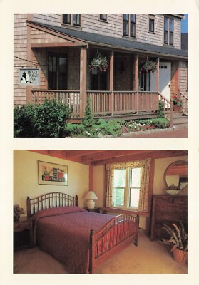 Nantucket MA Brant Point Inn Interior View Continental Chrome Postcard Unposted