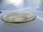 Federal Amber Depression Glass Sharon Replacement Saucer Only Very Good Used Con