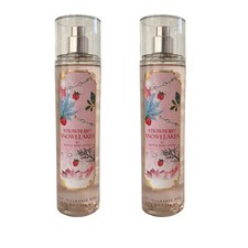 Bath  Body Works Strawberry Snowflakes Fine Fragrance Mist Set 8 fl oz