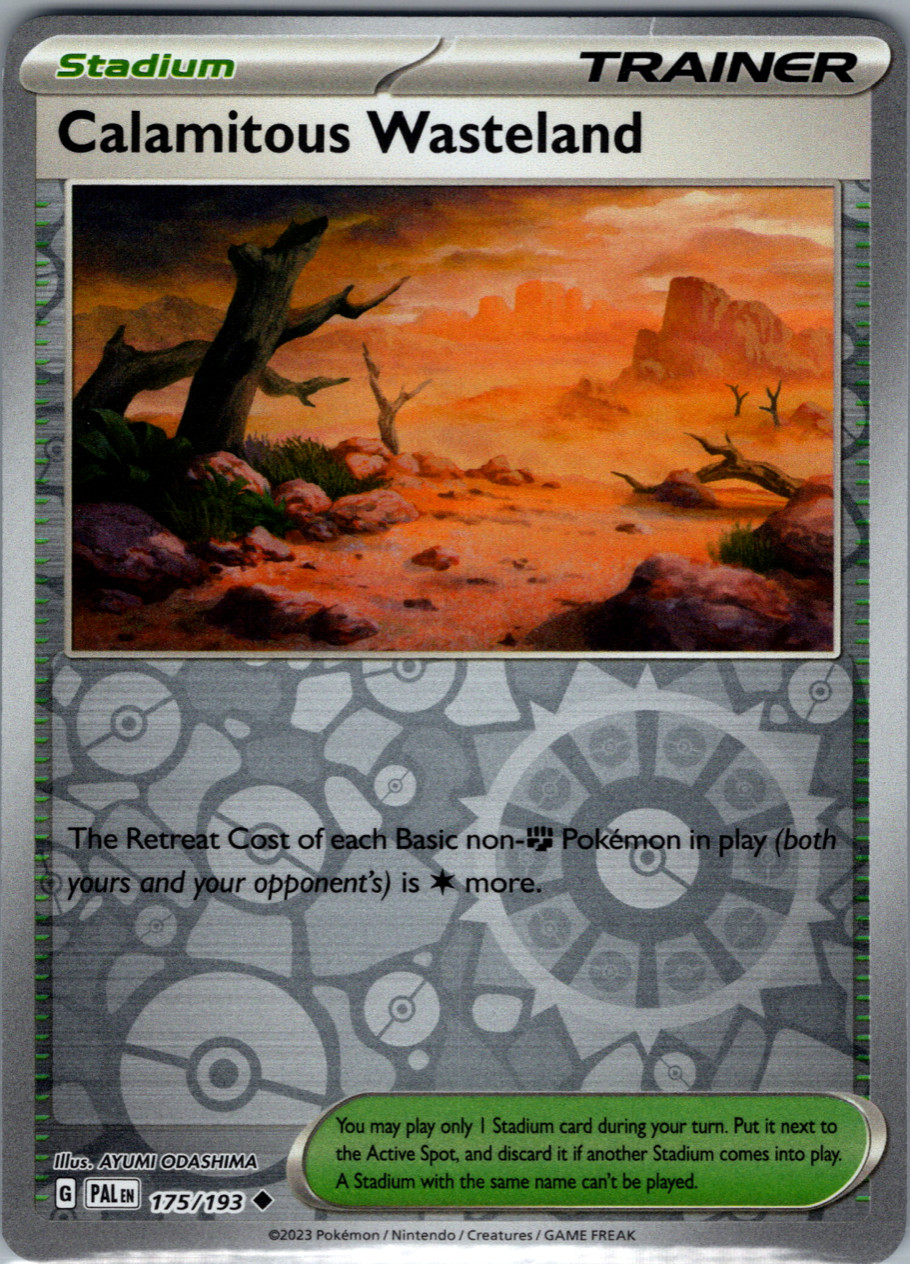 Pokemon - Calamitous Wasteland - 175/193 - Reverse Holo - Paldea Evolved  - NM/M