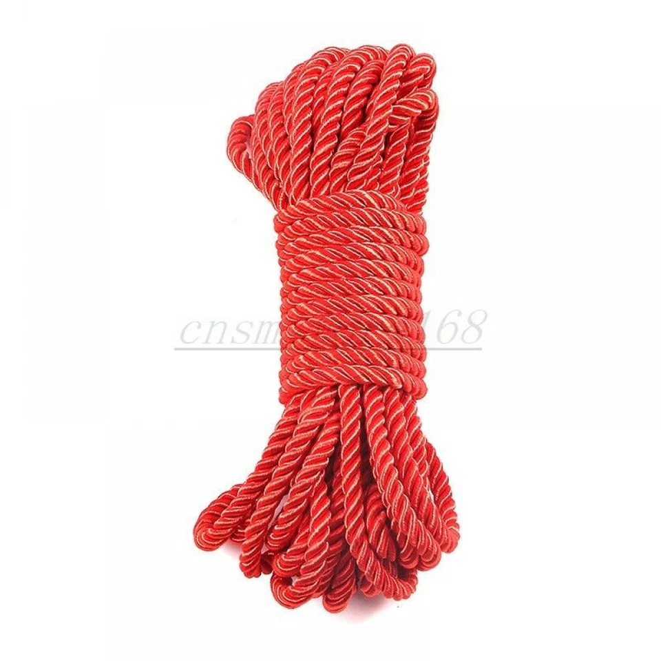 Cuerda japonesa de 33 pies con sujeción suave al tacto para atar divertida Shibari japonesa Foto 3 de 4