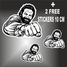 Aufkleber  bud spencer   decal  Sticker + 2 F...