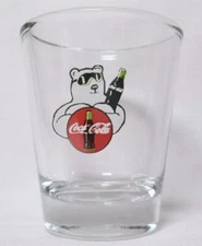 A Charming Coca Cola  1  1/2 oz. Shot Glass # 4
